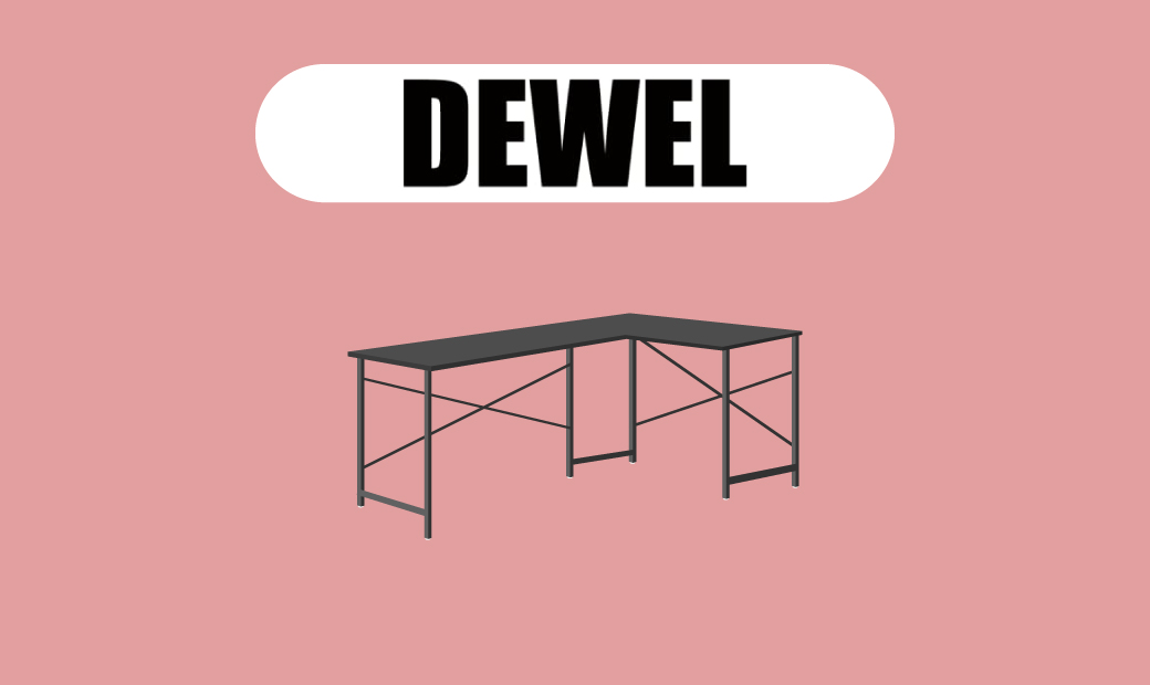 【おすすめ5選】DEWEL（デウェル）の評判やおすすめのデスクを紹介〜シンプルで使いやすい収納付きデスク〜